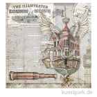 Artikelbild 3 des Artikels “Stamperia Scrappapier - Lady Vagabond Flying Ship, 30,5 x 30,5 cm “