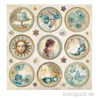 Artikelbild 3 des Artikels “Stamperia Scrappapier - Masquerade Rounds, 30,5 x 30,5 cm “
