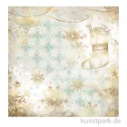 Artikelbild 3 des Artikels “Stamperia Scrappapier - Romantic Christmas Socks, 30,5x30,5 cm “
