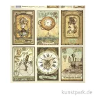 Artikelbild 3 des Artikels “Stamperia Scrappapier - Voyages Fantastiques Cards, 30,5 x 30,5 cm “