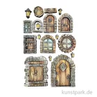 Artikelbild 3 des Artikels “Stamperia Silikon Gießform - Hidden Grove Door Window, A5 “