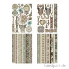 Artikelbild 3 des Artikels “Stamperia Washi Pad - Sir Vagabond in Fantasy World, 8 Blatt, A5 “