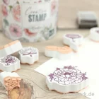 Artikelbild 3 des Artikels “STAMPO Scrap Stempel, 31er Set + Stempelkissen, Blumen “