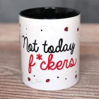 Artikelbild 3 des Artikels “Tasse, Schwarz, Bedruckt, Design, Not today “