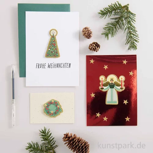 Artikelbild 3 des Artikels “3D Sticker - Weihnachtskränze, 5 Aufkleber “