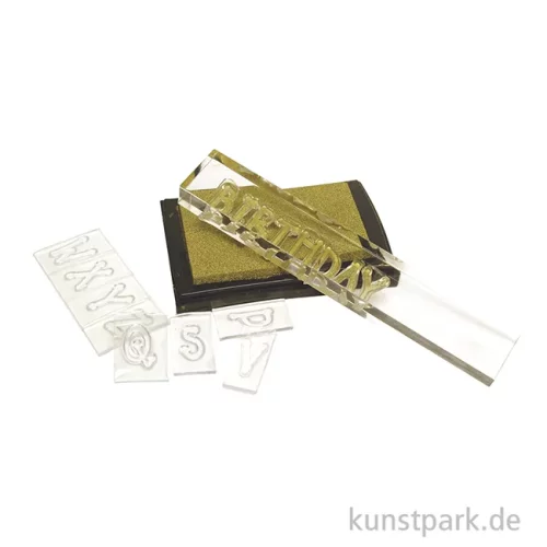 Artikelbild 3 des Artikels “Acrylblock Set für Stempel, 3 verschiedene Größen “