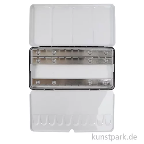 Artikelbild 3 des Artikels “Aquarell-Leerkasten aus Metall für 36 halbe oder 18 ganze Näpfe “