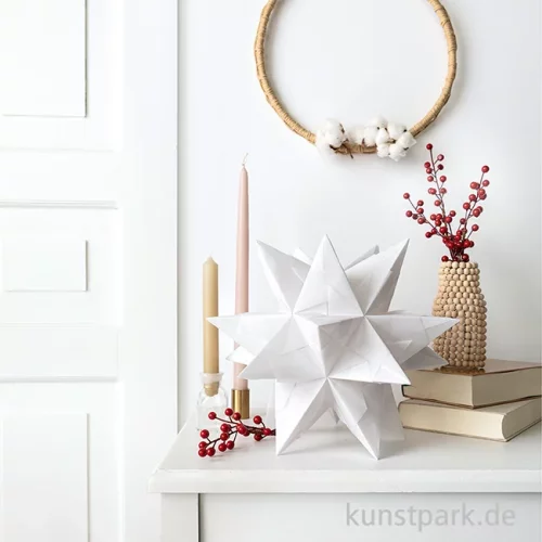 Artikelbild 3 des Artikels “Bascetta-Stern Bastelset, 115g - weiß “