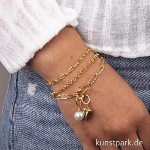 Artikelbild 3 des Artikels “Schmuck Bastelset Armbänder Click + Match, Gold “