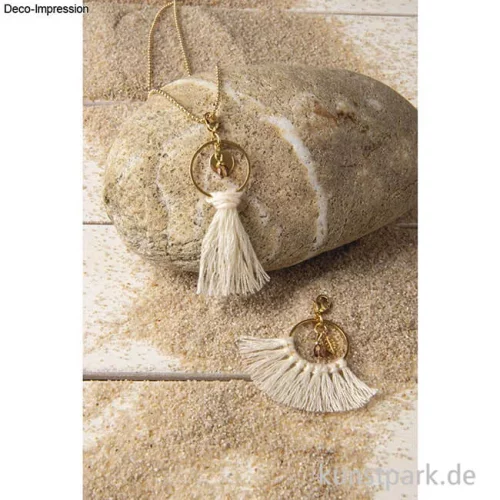 Artikelbild 3 des Artikels “Bastelset Kette Golden Summer, 60 cm Kette mit 2 Anhängern “