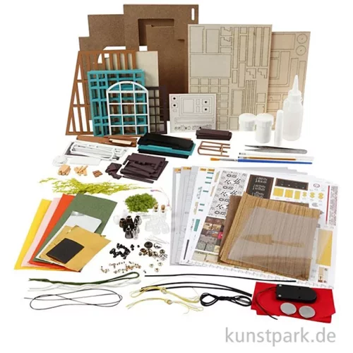 Artikelbild 3 des Artikels “Bastelset Miniatur-Zimmer - Simon's Café, mit umfangreichem Zubehör “