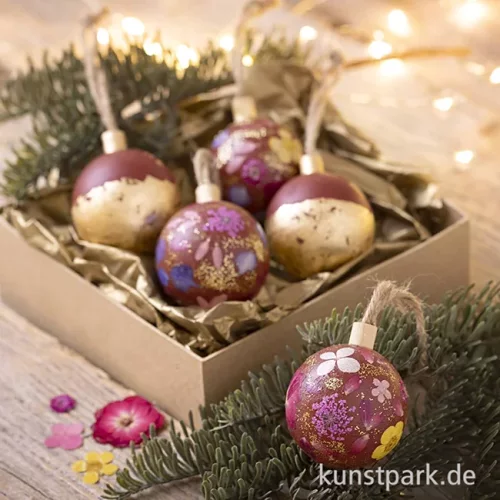 Artikelbild 3 des Artikels “Bastelset Weihnachtskugeln Decoupage “