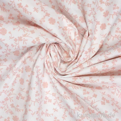 Artikelbild 3 des Artikels “Baumwollstoff - Blumen Rosa - 1 m x 1,5 m “