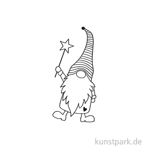 Artikelbild 3 des Artikels “Butterer Stempel - Wichtel Elton, 3 x 6 cm “