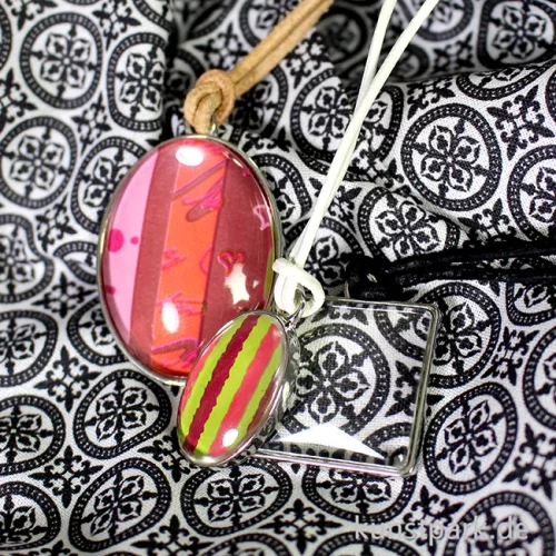 Artikelbild 3 des Artikels “Cabochon Schlüsselanhänger Rund - dm 32mm - Silber “