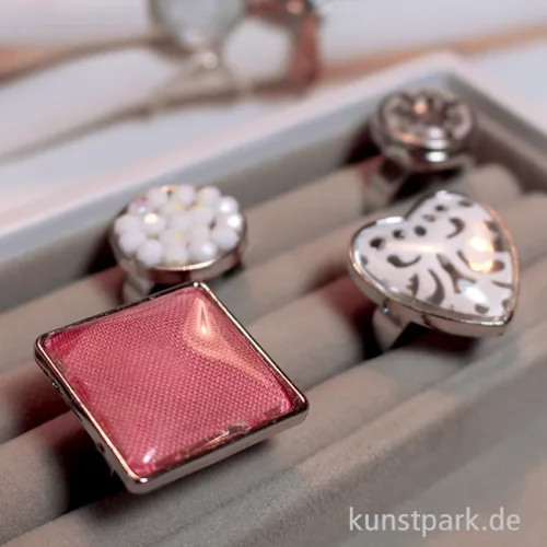 Artikelbild 3 des Artikels “Cabochon Glasstein Oval - 37x27 mm - 3 Stück “