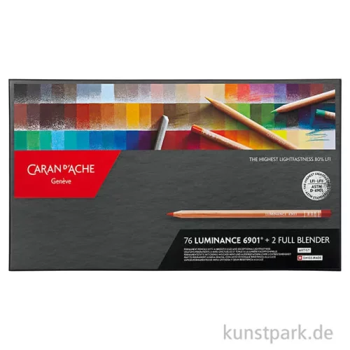 Artikelbild 3 des Artikels “Caran d'Ache - Luminance 6901, 76 Farbstifte + 2 Blender im Set “