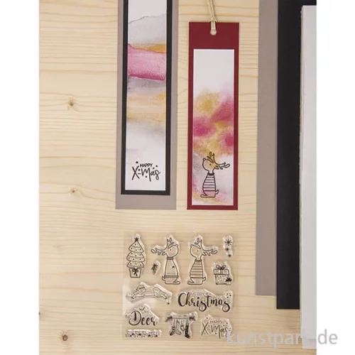 Artikelbild 3 des Artikels “Clear Stamps - Rentierfreunde, 102,5 x 97 mm, 12 Motive “