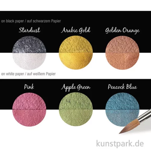 Artikelbild 3 des Artikels “COLIRO Pearl Colors - 6 Perlglanzfarben im Metallkasten, Candy “