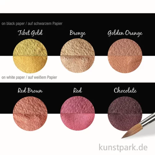 Artikelbild 3 des Artikels “COLIRO Pearl Colors - 6 Perlglanzfarben im Metallkasten, Earth “