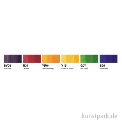 Artikelbild 3 des Artikels “COPIC ciao Set 6er - Primärfarben “