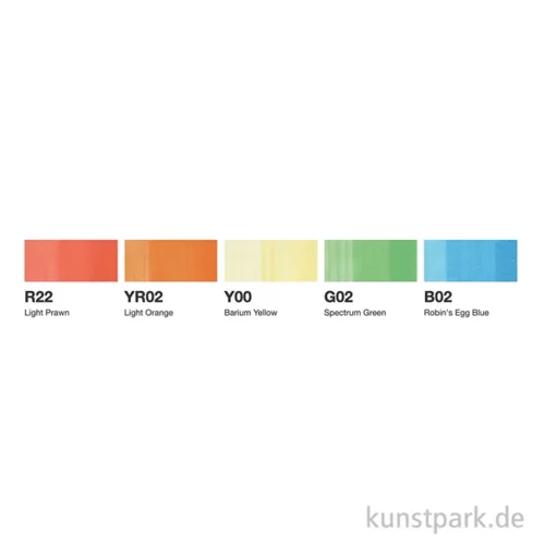 Artikelbild 3 des Artikels “COPIC Doodle Kit - Rainbow, 7 Stifte “