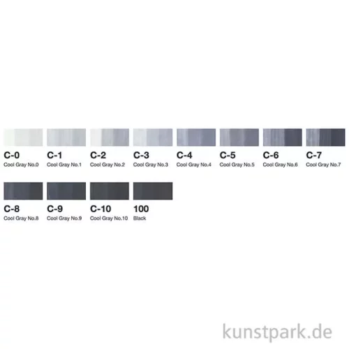 Artikelbild 3 des Artikels “COPIC Marker Set 12er - Grau CG “