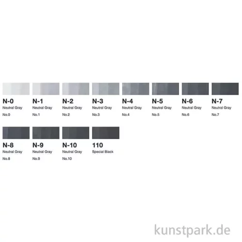 Artikelbild 3 des Artikels “COPIC Marker Set 12er - Grau NG “