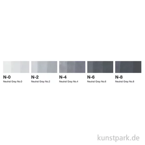 Artikelbild 3 des Artikels “COPIC Sketch Set - Sketching Grays, 6 Stifte “