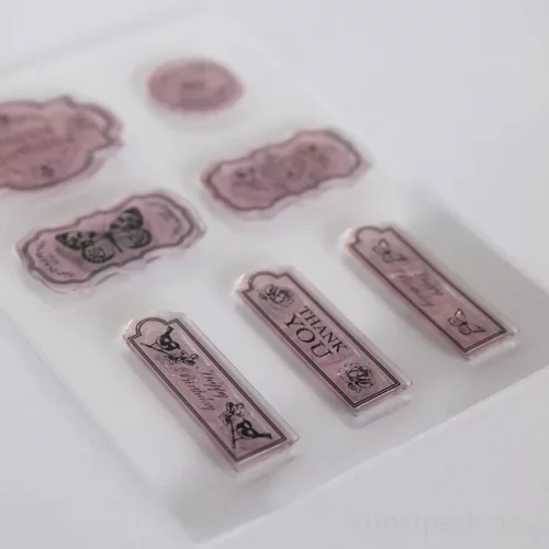 Artikelbild 3 des Artikels “CraftEmotions Clear Stamps - Etiketten, DIN A6 “