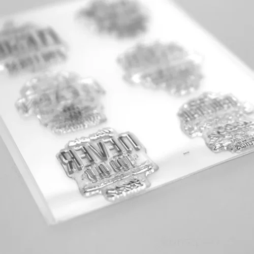 Artikelbild 3 des Artikels “CraftEmotions Clear Stamps - Labels Lyrics, DIN A6 “