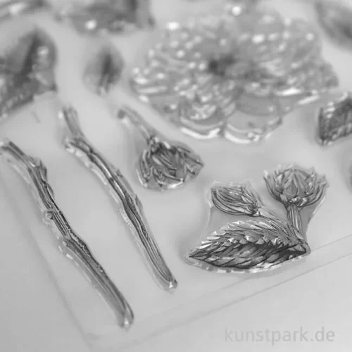 Artikelbild 3 des Artikels “CraftEmotions Clear Stamps - Rosen und Zweige, DIN A5 “
