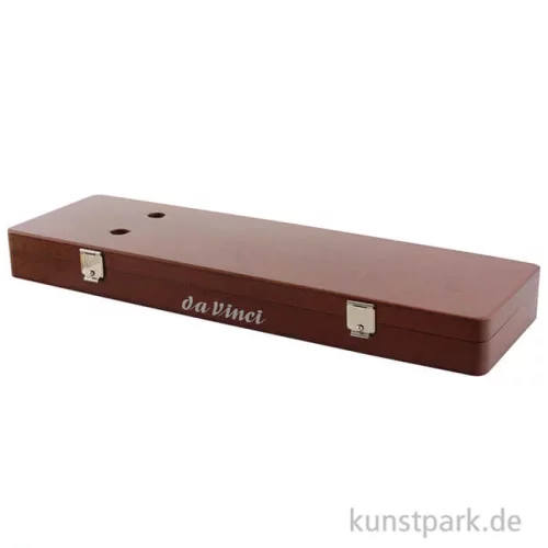 Artikelbild 3 des Artikels “da Vinci Aquarellpinsel Set, 4 Künstlerpinsel im Holzkasten, Nussbaum “