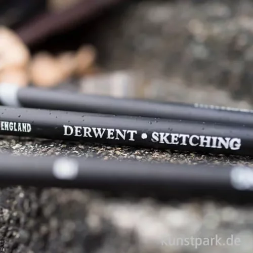 Artikelbild 3 des Artikels “Derwent SKETCHING, 6 Graphitstifte mit Anspitzer im Metalletui “