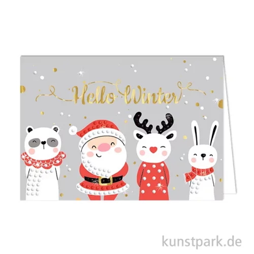 Artikelbild 3 des Artikels “Diamond Painting Cards - Happy Christmas Weihnachtskarten “