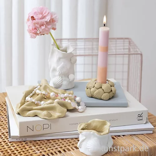 Artikelbild 3 des Artikels “DIY Bastelset - Kerzenhalter + Vasen mit Muscheln Modellieren “