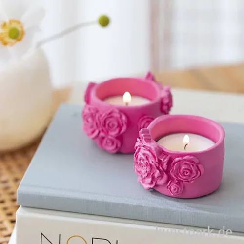 Artikelbild 3 des Artikels “DIY Bastelset - Teelichthalter Modellieren, Pink “