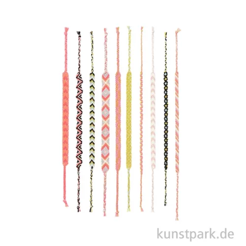 Artikelbild 3 des Artikels “DIY Freundschaftsarmbänder Set, Fashion Colours, 10 x 8 m Garn “