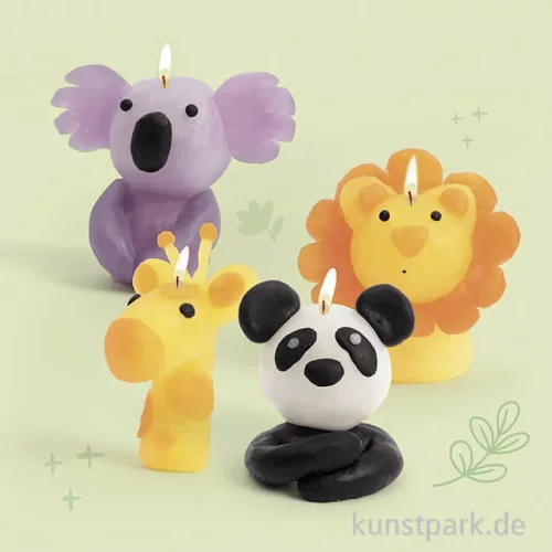 Artikelbild 3 des Artikels “DIY Set - Kerzen mit Modellierwachs - Wilde Tiere “