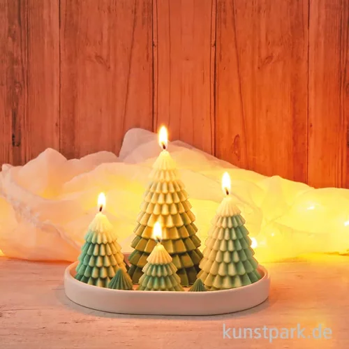Artikelbild 3 des Artikels “DIY Set - Kerzen Tannenwald mit Keramikschale “