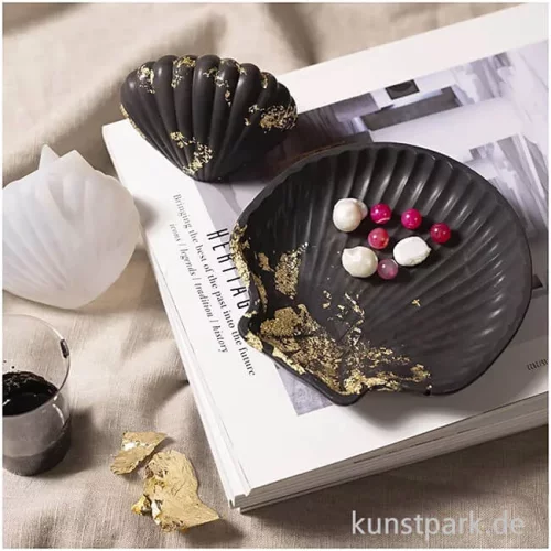 Artikelbild 3 des Artikels “DIY Set - Muschelschale + Deko Gießen, Schwarz, Gold “
