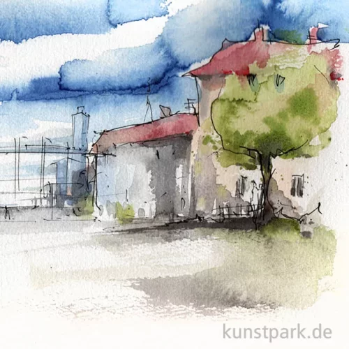 Artikelbild 3 des Artikels “Faber-Castell ALBRECHT DÜRER, 5 Aquarellmarker als Urban Sketching-Set “