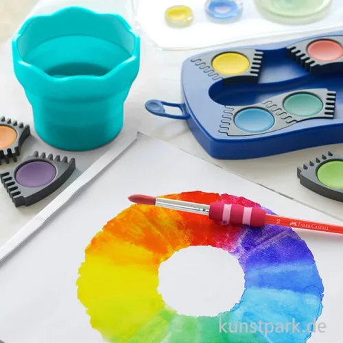Artikelbild 3 des Artikels “Faber-Castell Pinsel Soft-Touch, Synthetik, 4er Set, Bunt “