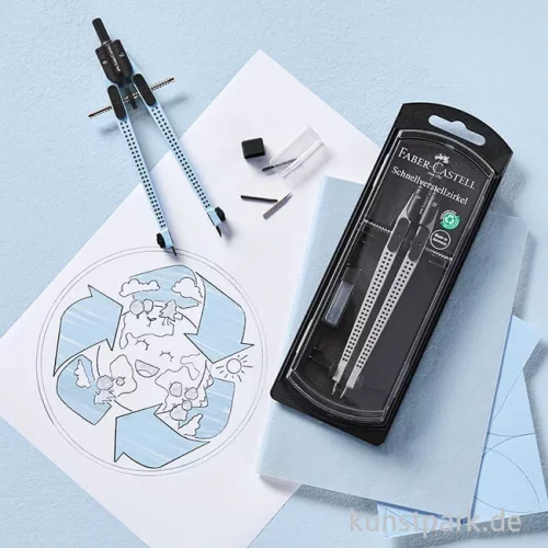 Artikelbild 3 des Artikels “Faber-Castell Schnellverstellzirkel GRIP, Sky Blue “