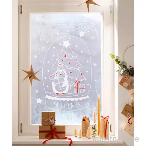 Artikelbild 3 des Artikels “Fensterbilder Vorlagen - Cosy Winter, mit Kreidemarker “