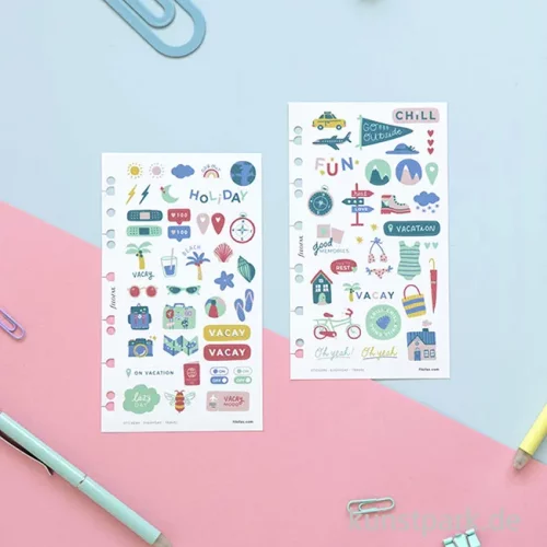 Artikelbild 3 des Artikels “FILOFAX Sticker - Everyday Travel, 6 Stickerbögen “