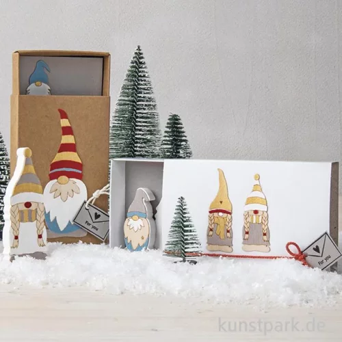Artikelbild 3 des Artikels “Furnierholz Wichtelfamilie, Natur, 3,6-9 cm, Stärke 1 mm, 18 Stück “