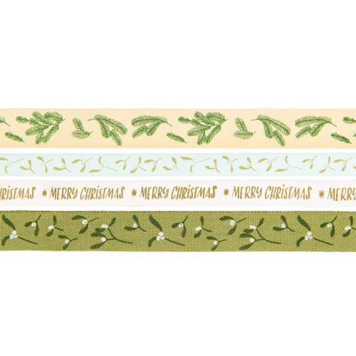 Artikelbild 3 des Artikels “Geschenkband Set - Advent Advent, Grün, 4 x 2 m “
