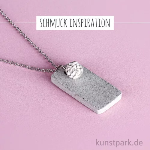 Artikelbild 3 des Artikels “Gießform - Anhänger Rechteck - 1,9 x 3,9 cm, Stück “