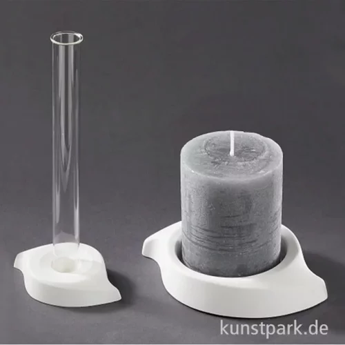 Artikelbild 3 des Artikels “Gießform - Kerzenhalter II für Stab- + Stumpenkerzen “